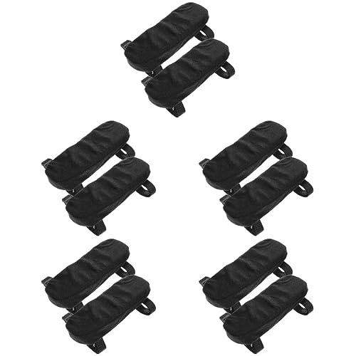 Artibetter 5 Paare Komfortable Armlehnenpolster für Bürostühle Ergonomische Kissen zur Druckentlastung rutschfeste Unterseite Geeignet für Büro und Gaming Stühle Zubehör für Langes Arbeiten von Artibetter