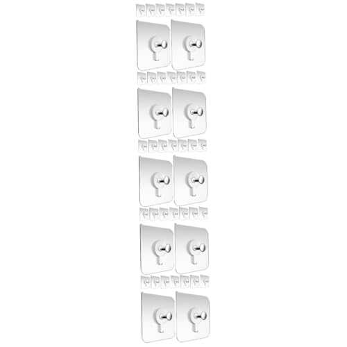 Artibetter 5 Sätze Wandmontierer Aufkleberfixer Haken Wandfoto -kleiderbügel Schlüssel Wandaufkleber Zum Aufhängen Montage Gipskarton Transparent Rostfreier Stahl 30 Stück * 5 Artibetter 5 Sätze Wandmontierer Aufkleberfixer Haken Wandfoto -kleiderbügel Schlüssel Wandaufkleber Zum Aufhängen Montage Gipskarton Transparent Rostfreier Stahl 30 Stück * 5 von Artibetter