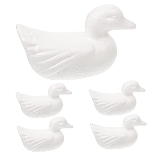 Artibetter Schaumstoffbälle Tierform 5 Stück Für Selbstgemacht Basteln Unlackierte Schaumstoff Ente Für Kinder Partydekoration Und Kreative Bastelprojekte Für Feste Und Wasserspiele von Artibetter