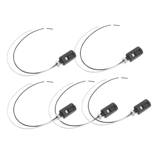 Artibetter 5 Stück Teiliges Gewindelampensockel aus Robustem Bakelit Lampenfassung für Schraubkerzenlampen Einfache Installation Langlebig und Elegant für Wohn und Arbeitsbereiche Artibetter 5 Stück Teiliges Gewindelampensockel aus Robustem Bakelit Lampenfassung für Schraubkerzenlampen Einfache Installation Langlebig und Elegant für Wohn und Arbeitsbereiche von Artibetter