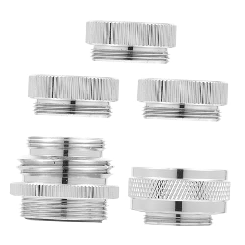 Artibetter 5 Stück Teiliges Wasserhahn Adapterset aus Hochwertigem Material Kompatibel mit Spülbecken und Gartenschläuchen Praktische Anschlussstücke für Wasserfilter Spritzschutzfunktion Artibetter 5 Stück Teiliges Wasserhahn Adapterset aus Hochwertigem Material Kompatibel mit Spülbecken und Gartenschläuchen Praktische Anschlussstücke für Wasserfilter Spritzschutzfunktion von Artibetter