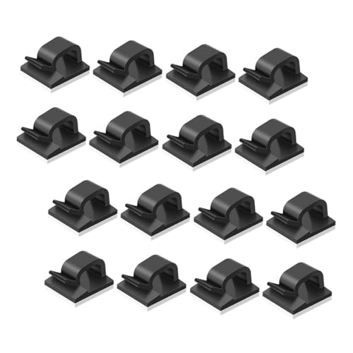 Artibetter 50 Stück Mini Kabelclips Selbstklebend Kunststoff Kabelhalter für Kabelmanagement Outdoor Geeignet Platzsparend und Rückstandslos Entfernbar für Schreibtisch und Lichterketten Artibetter 50 Stück Mini Kabelclips Selbstklebend Kunststoff Kabelhalter für Kabelmanagement Outdoor Geeignet Platzsparend und Rückstandslos Entfernbar für Schreibtisch und Lichterketten von Artibetter