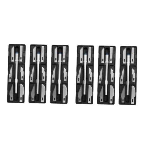 Artibetter 6 Sätze Schnitz Messer Set Ausstechen Zweck Ton Schnitzer Tragbar Material Multifunktionswerkzeug Holzschnitzset Für Anfänger Handwerkliche Schneidwerkzeuge Edelstahlklinge Silber Artibetter 6 Sätze Schnitz Messer Set Ausstechen Zweck Ton Schnitzer Tragbar Material Multifunktionswerkzeug Holzschnitzset Für Anfänger Handwerkliche Schneidwerkzeuge Edelstahlklinge Silber von Artibetter