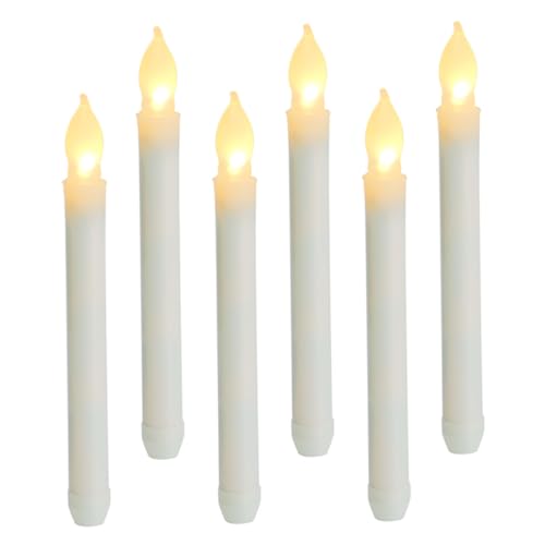 Artibetter 6stücke Flammenlose Kerzen Lange Taper Kerzen Für Hochzeiten Weihnachten Festlichkeiten Romantische Atmosphäre Langlebig Rauchfrei Dekorativ Artibetter 6stücke Flammenlose Kerzen Lange Taper Kerzen Für Hochzeiten Weihnachten Festlichkeiten Romantische Atmosphäre Langlebig Rauchfrei Dekorativ von Artibetter