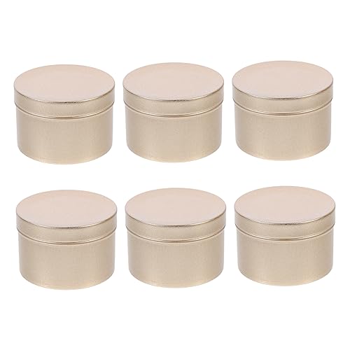 Artibetter 6 Stück Teiliges Aluminium Dosen Rund Luftdicht Verschließbar mit Schraubdeckel Leichte und Robuste Metalldosen Vielseitig für DIY Kerzen Tee Kosmetik und Aufbewahrung Sicherer Artibetter 6 Stück Teiliges Aluminium Dosen Rund Luftdicht Verschließbar mit Schraubdeckel Leichte und Robuste Metalldosen Vielseitig für DIY Kerzen Tee Kosmetik und Aufbewahrung Sicherer von Artibetter