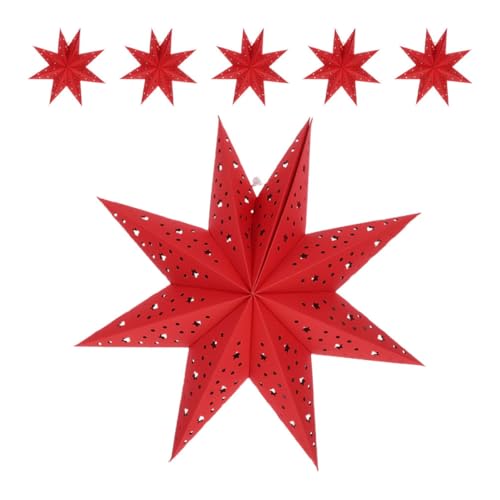 Artibetter 6 Stück Zackiger Papierstern Lampenschirm Teiliges Faltbare Hängelampen Sichere Papierlaternen für Weihnachtsdeko Party und Hochzeitsornamente Einfache Montage Vielseitig für Artibetter 6 Stück Zackiger Papierstern Lampenschirm Teiliges Faltbare Hängelampen Sichere Papierlaternen für Weihnachtsdeko Party und Hochzeitsornamente Einfache Montage Vielseitig für von Artibetter