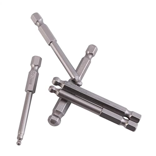 Artibetter 7 Stück Teiliges Kugelkopf Sechskant Bits Set aus Hochwertigem Stahl Magnetisch Geeignet für Elektrische und Hand Schraubendreher Präzise und Langlebig Größenumfang von Artibetter