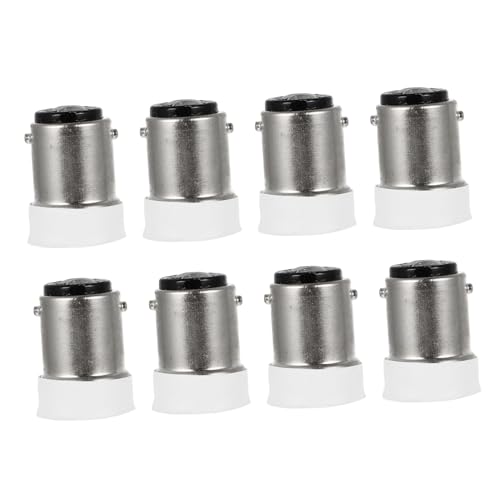 Artibetter 8 Stück Teiliges zu LED Lampensockel Adapter Langlebiger Schraubadapter für LED Leuchtmittel Kompatibel mit Tisch Deckenlampen Einfache Montage Sichere Anwendung von Artibetter