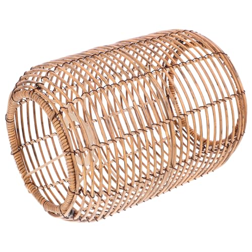 Artibetter Boho Lampenschirm Handgewebt Aus Kunststoff Und Eisen Vintage Pendelleuchte Lampenschirm Für Wohnzimmer Esszimmer Und Robust Und Wiederverwendbar Öffnung Rustikaler Landhausstil von Artibetter