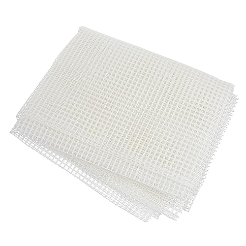 Artibetter DIY Teppich Knüpfnetz Weiß Langlebiges Leichtes Mesh für Teppichherstellung Zuschneidbar für Handarbeiten und Geschenkideen von Artibetter