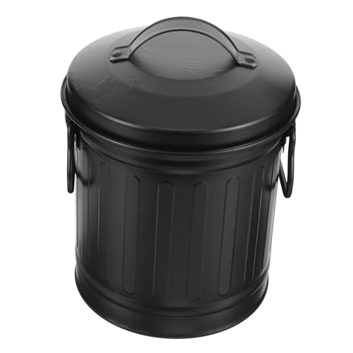 Artibetter Dekorativer Desktop Mülleimer aus Robustem Material Vielseitiger Abfallbehälter und Pflanzenkübel Kleiner Stiftehalter und Abfalleimer für Schlafzimmer und Büro von Artibetter