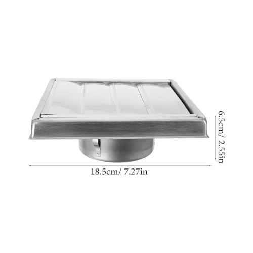 Artibetter Edelstahl Lüftungsgitter Außenwand Ventilationsabdeckung Haube Auslass Haubenset Installieren für Küchen Badezimmer Abluftsystem Artibetter Edelstahl Lüftungsgitter Außenwand Ventilationsabdeckung Haube Auslass Haubenset Installieren für Küchen Badezimmer Abluftsystem von Artibetter