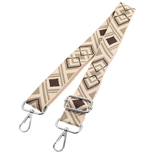 Artibetter Ethnischer Stilbeutel breiter Schultergurt Tasche Universal- einstellbar Träger Schultergurt selber Machen ethnischer Beutelgurt Riemen mit Haken Ersatz-Schultergurt Legierung von Artibetter