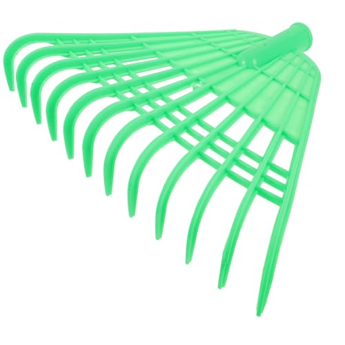Artibetter Gartenrechen Kunststoff Große Blattrake für Laub und Gartenabfälle Ergonomischer Griff Stabil und Langlebig für Rasenflächen und Beete von Artibetter