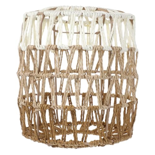 Artibetter Geflochtener Lampenschirm mit Dreifarbverlauf Handgefertigt für Pendelleuchte Wohnzimmer Esszimmer Hotel Rustikaler Deckenlampenschirm Boho Stil Artibetter Geflochtener Lampenschirm mit Dreifarbverlauf Handgefertigt für Pendelleuchte Wohnzimmer Esszimmer Hotel Rustikaler Deckenlampenschirm Boho Stil von Artibetter