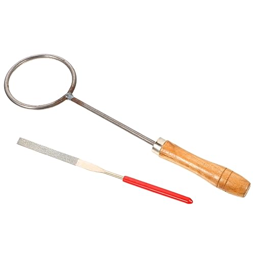 Artibetter Glasflaschenschneider Set mit Holzgriff und Schleifwerkzeug Einstellbarer Flaschenring Cutter für DIY Glasflaschen Schneiden zum Herstellen von Vasen Kerzenhaltern und von Artibetter