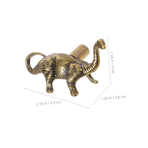 Artibetter Goldfarbene Dinosaurier Schubladengriffe aus Messing Verspielte Kinderzimmer Möbelknöpfe Langlebige Metallgriffe mit Elegantem Finish Einfache Montage Dekorative Kommodenknäufe von Artibetter