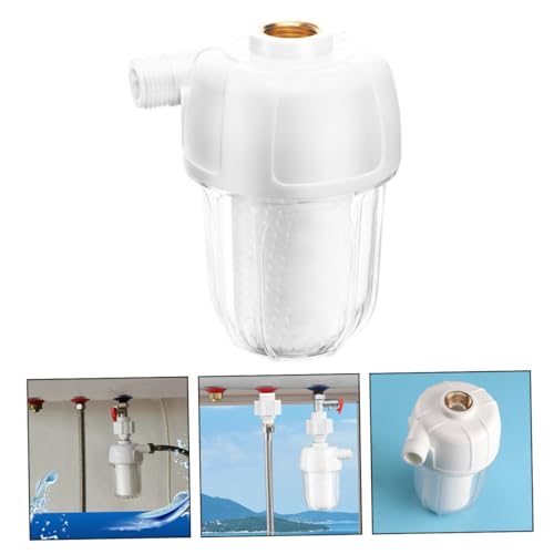 Artibetter Heißwasserfilter mit Sedimentvorfilter Weißer Wasserhahnfilter aus Abs und Installieren für Waschmaschine und Duschkopf Klarer Gehäuse Wasserfilter für Zuhause Artibetter Heißwasserfilter mit Sedimentvorfilter Weißer Wasserhahnfilter aus Abs und Installieren für Waschmaschine und Duschkopf Klarer Gehäuse Wasserfilter für Zuhause von Artibetter