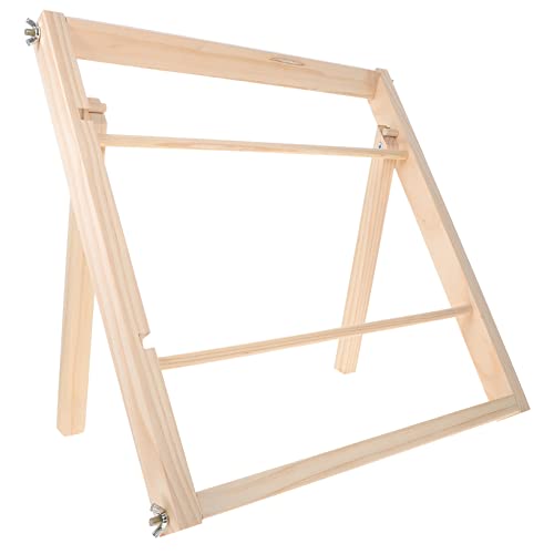 Artibetter Holz Ribbon Spulenhalter Organizer mit Reihen Breit und Stilvolles Aufbewahrungsregal für Bastelzimmer Geschenkverpackung und Nähbedarf Platzsparend und Installieren von Artibetter