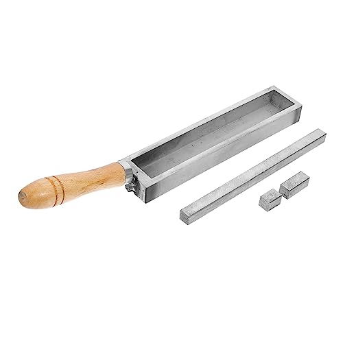 Artibetter Ingot Gussform für Gold und Silber Robuste Gusseisen und Holzstruktur Schmelzform für Edelschmuck Tragbar und Leicht für Gießen von Barren Artibetter Ingot Gussform für Gold und Silber Robuste Gusseisen und Holzstruktur Schmelzform für Edelschmuck Tragbar und Leicht für Gießen von Barren von Artibetter
