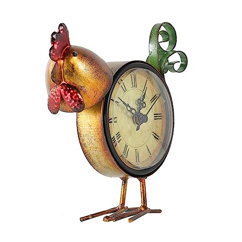 Artibetter Küken-Uhr-Ornament Vintage Tischuhr Arabische Zahlenuhr Tischuhr Mit Hühnerfigur Retro-tischuhr Kamin Tischuhr Tierische Uhr Hühner Uhr Kleine Tischuhr Wecker Büro Eisen Ornamente Artibetter Küken-Uhr-Ornament Vintage Tischuhr Arabische Zahlenuhr Tischuhr Mit Hühnerfigur Retro-tischuhr Kamin Tischuhr Tierische Uhr Hühner Uhr Kleine Tischuhr Wecker Büro Eisen Ornamente von Artibetter