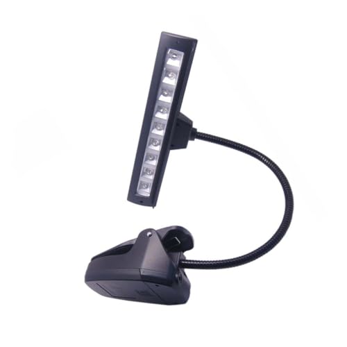 Artibetter Lichtlampe zum Lesen Batterie-Leselicht Leselicht berühren Deckenkrone Schreibtischlampe Tischlampen Clip-Schreibtischleuchte Clip auf Tischlampe Aufladen Klemmlampe Student von Artibetter