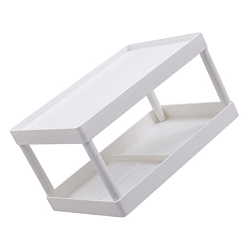 Artibetter Multifunktionales Desktop Organizer Regal Weiß Lagiges Tischregal für Büro und Zuhause Platzsparender Aufbewahrungsständer zur Übersichtlichen Sortierung von Büromaterial und von Artibetter