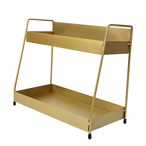 Artibetter Multifunktionales Kosmetik Regal für Tisch Doppelschichtige Aufbewahrung für Badezimmer und Schlafzimmer Wasserfestes Design Zuhause als für Freunde und Familie von Artibetter