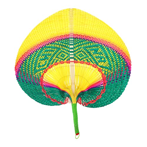 Artibetter Natürlicher Handgewebter Bambusfächer Pfirsichform Sommerlicher Kühlventilator Dekorativer Handfächer für Tanz Büro und Outdoor Nutzung Artibetter Natürlicher Handgewebter Bambusfächer Pfirsichform Sommerlicher Kühlventilator Dekorativer Handfächer für Tanz Büro und Outdoor Nutzung von Artibetter
