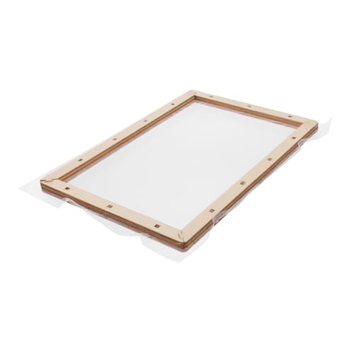 Artibetter Papierrahmen DIY Papierherstellung Papiersieb Rahmen Aus Handgeschöpftem Papiergeflecht DIY Papiergitterrahmen Basteln Aus Papier Handgeschöpfter Papierrahmen Holz von Artibetter