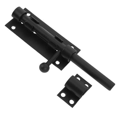Artibetter Schwerer Türriegel mit Integriertem Schlossloch Schwarzer Bolzenriegel für Scheunentüren Wetterfester Türschlossriegel für Garten Zaun und Außenbereich Artibetter Schwerer Türriegel mit Integriertem Schlossloch Schwarzer Bolzenriegel für Scheunentüren Wetterfester Türschlossriegel für Garten Zaun und Außenbereich von Artibetter