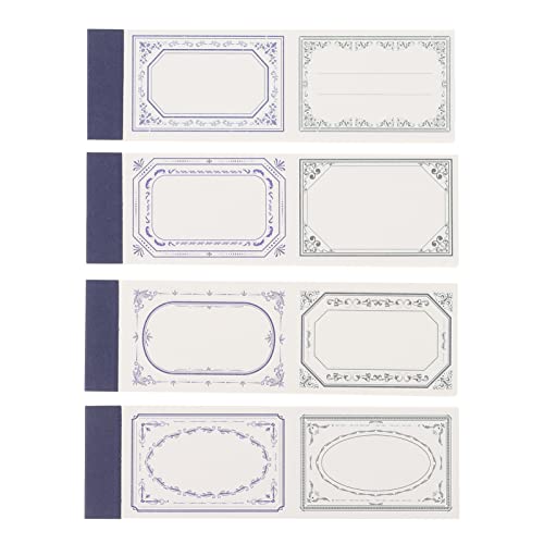 Artibetter Vintage Decor Scrapbook Papier Notizblock Set: 4 Sets Vintage Scrapbook Memo Material Byzantium Style Tagebuch Hintergrund Papier DIY Hand Konto Papier Stil B Vintage Fotoalben von Artibetter