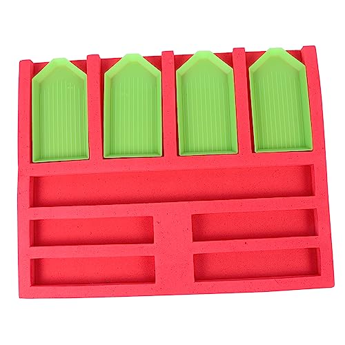 Artibetter Strass-malgerät Werkzeug Strass-malset Strass Malerei Versorgung Strass-maltablett-Organizer Strass-malplatte Strass Malerei Teile DIY-versorgung Rot Schwamm von Artibetter