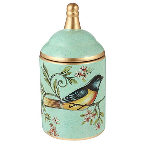 Artibetter Teedose Keramik Vintage Rustikal Versiegelter Deckel Lose Blatt Tee Vorratsdosen Teekanne Tee Kanister Aufbewahrungsdose für Tee Kaffee Kräuter Gewürze Grün von Artibetter