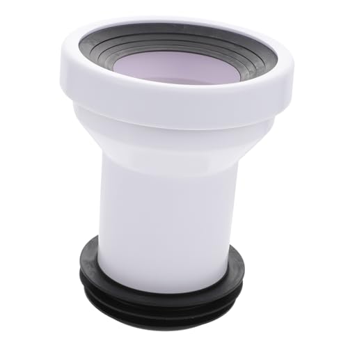 Artibetter Toilettenanschluss Verlängerungsschlauch Gerade Dichtung Leck Toilettenrohr Verbindung mit Vergrößertem Innendurchmesser Geruchsneutral und Installieren von Artibetter