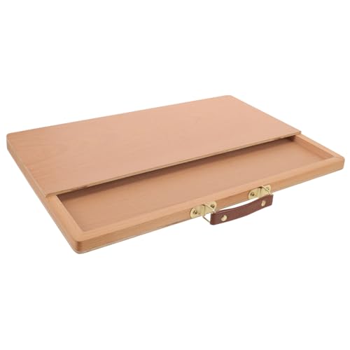 Artibetter Tragbares Zeichenbrett Zeichnungsmittel Reißbrett Doodle-Board Einkaufshandwerk Zeichenbrett für Künstler Doodle Boards Ausarbeitungsbrett Tisch-Zeichenbrett Leder von Artibetter