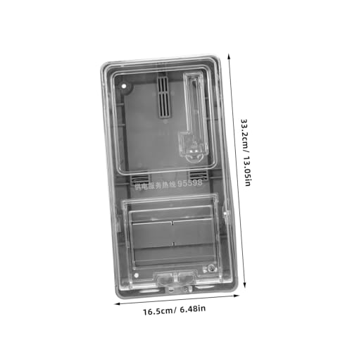 Artibetter Transparente Wasserdichte Haushaltsstromzählerbox aus PC kunststoff Schutzgehäuse für Einphasigen Wechselstromzähler Einfache Montage Klare Abdeckung zur Stromüberwachung Artibetter Transparente Wasserdichte Haushaltsstromzählerbox aus PC kunststoff Schutzgehäuse für Einphasigen Wechselstromzähler Einfache Montage Klare Abdeckung zur Stromüberwachung von Artibetter