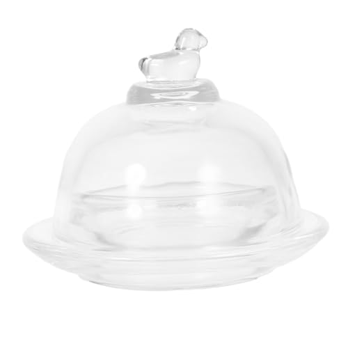 Artibetter Transparenter Glasbehälter mit Dome-Deckel Multifunktionaler Aufbewahrungsbehälter für Kalligrafietinte Sumi-Praxis und Haushaltsorganisation Langlebiges Leicht zu Reinigendes Glas von Artibetter