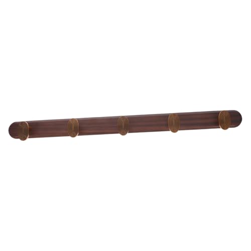 Artibetter Wandgarderobe Wandmontierte Holzhaken Kleiderbügel Zur Wandmontage Wand Montierte Eingangsanschläge Haken Vintage -wandhaken Vintage -haken Duschhaken Kaffee Schwarze Walnuss von Artibetter