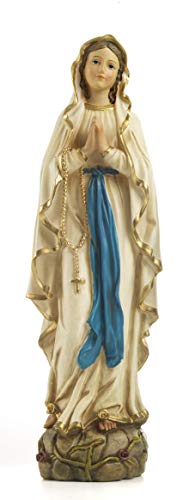 Madonna von Lourdes 29 cm Heiligenfigur Religion Kirche Figur Skulptur von PABEN