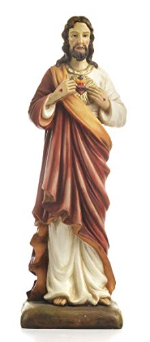 Jesus Sacro Cuore Herz 50 cm Polyresin Figur Statue Heiligenfigur NEU von PABEN