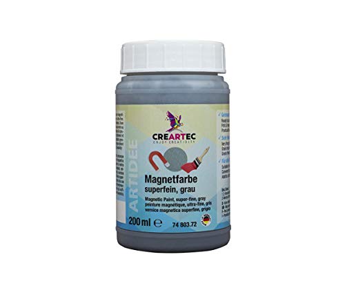 Artidee CREARTEC Magnetfarbe superfein in grau zum Gestalten einer Magnetwand - 200 ml - Made in Germany Artidee CREARTEC Magnetfarbe superfein in grau zum Gestalten einer Magnetwand - 200 ml - Made in Germany von Artidee