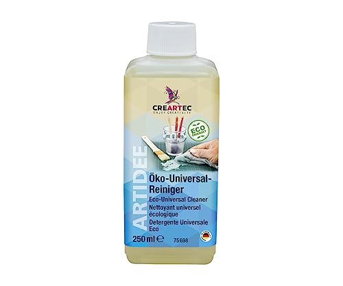 Artidee CREARTEC Öko Universal Reiniger/Entferner - Zum Säubern von Farb- und Klebstoffverschmutzungen - Füllmenge: 250 ml - Made in Germany Artidee CREARTEC Öko Universal Reiniger/Entferner - Zum Säubern von Farb- und Klebstoffverschmutzungen - Füllmenge: 250 ml - Made in Germany von Artidee