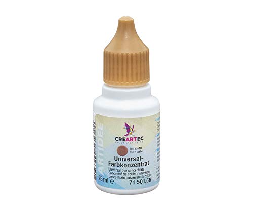 Artidee CREARTEC - Universal-Farbkonzentrat - Farbton: Terracotto - zum Mischen mit unterschiedlichster Materialien wie Lacke, Leime, Gießmassen und Farbe - 25 ml - Made in Germany von Artidee