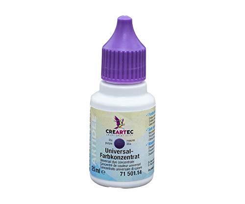 CREARTEC - Universal-Farbkonzentrat zum Mischen mit unterschiedlichen Materialien - Lila - 25 ml - Made in Germany von Artidee