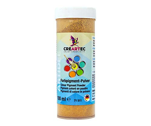 CREARTEC Farbpigmentpulver - Farbe: Zitronengelb - 100ml - natürliches, Farbpigment für Farben, Beton, Harz, Silikon, Kleber - farbintensiv, lichtecht, mischbar - Zugabe 1–7 % - Made in Germany CREARTEC Farbpigmentpulver - Farbe: Zitronengelb - 100ml - natürliches, Farbpigment für Farben, Beton, Harz, Silikon, Kleber - farbintensiv, lichtecht, mischbar - Zugabe 1–7 % - Made in Germany von Artidee