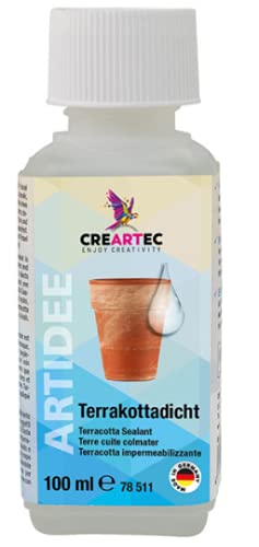 CREARTEC - Terrakottadicht - zum Abdichten von Objekten aus Keramik, Steingut und Terrakotta - 100ml - Made in Germany von Artidee