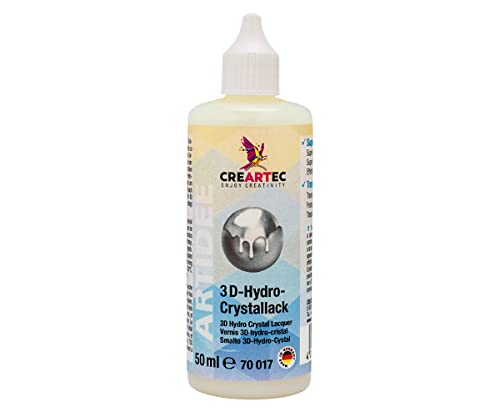 CREARTEC 3D-Hydro-Lack - Transparenter Crystallack mit dreidimensionalem Effekt - Füllmenge: 50 ml - Made in Germany von Artidee