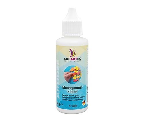 CREARTEC Moosgummikleber - aufgetragen 200 mal nutzbar - transparent nach Trocknung - 50g - Made in Germany CREARTEC Moosgummikleber - aufgetragen 200 mal nutzbar - transparent nach Trocknung - 50g - Made in Germany von Artidee