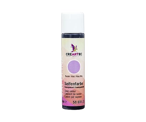 CREARTEC Natürliche Seifenfarbe - Seifenherstellung/Seifenkreationen - transparente Farbe: Flieder - Inhalt: 10ml - Made in Germany von Artidee